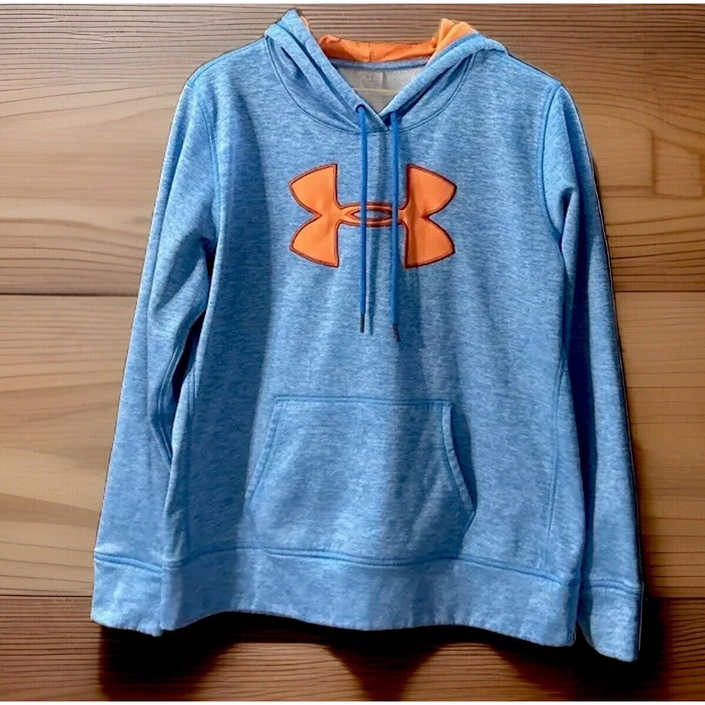 Women's Under Armour Coldgear‎ Big Logo Hoodie Loose Fit Large